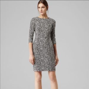 Reiss Toulon Leopard Dress, size 2